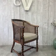 Chair with cane work