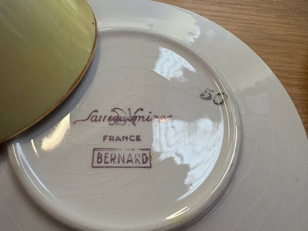 Service à café vintage Sarreguemines “Bernard”