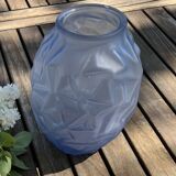Art Deco blue vase