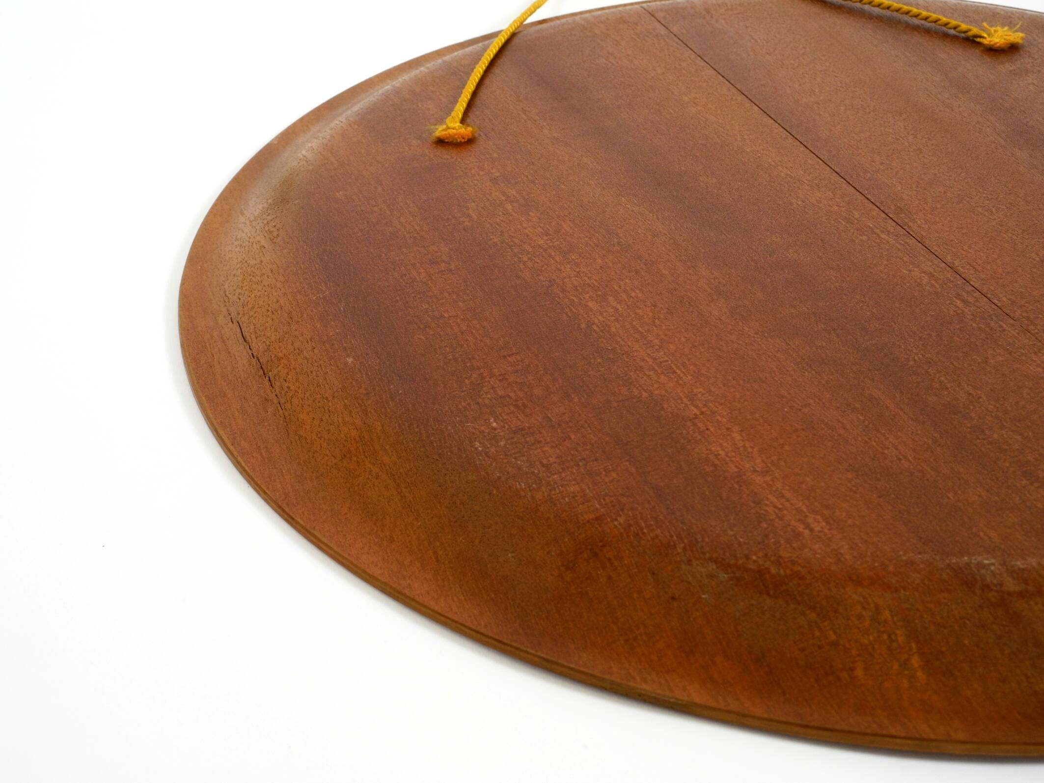 Rare Mid Century Modern teak wall mirror by ARY Fanerprodukter Nybro Sweden