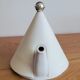 Vintage Conical Teapot Memphis Design Porcelain and Plastic