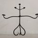 Wrought iron candlestick XIXth