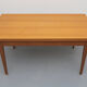 1960s extendible coffee table cherrywood, Wilhelm Renz