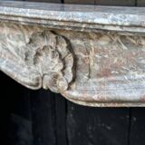 Regency Fireplace in Grey Ardennes Marble, 18th Century