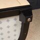 Pair of Art Deco First Time armchairs 1930 cream fabric on wooden structure