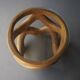 Organic Sculptural hand-crafted Palm Wood Coffee Table, 1970s