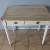 Farmhouse table 2 drawers 1950