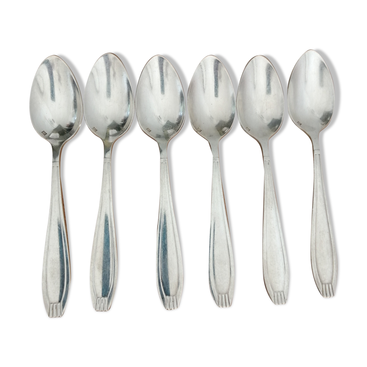 Silver metal spoon box