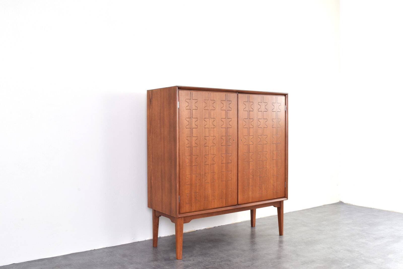 Mid-Century Teak Highboard by Rastad & Relling for Eidsfjord Møbelfabrikk