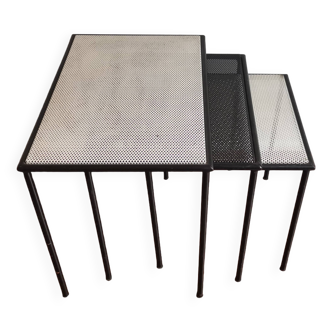 3 ARTIMETA metal nesting tables