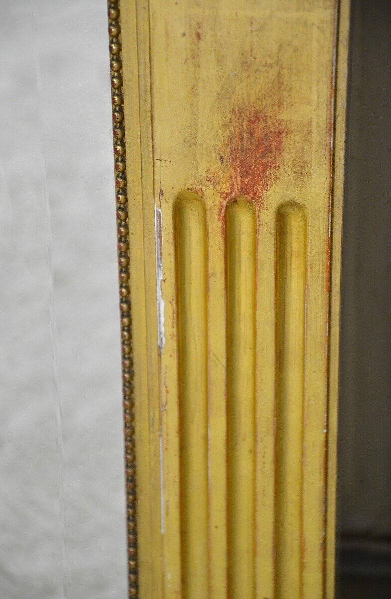 Large 19th Century Gilded Stucco Mirror