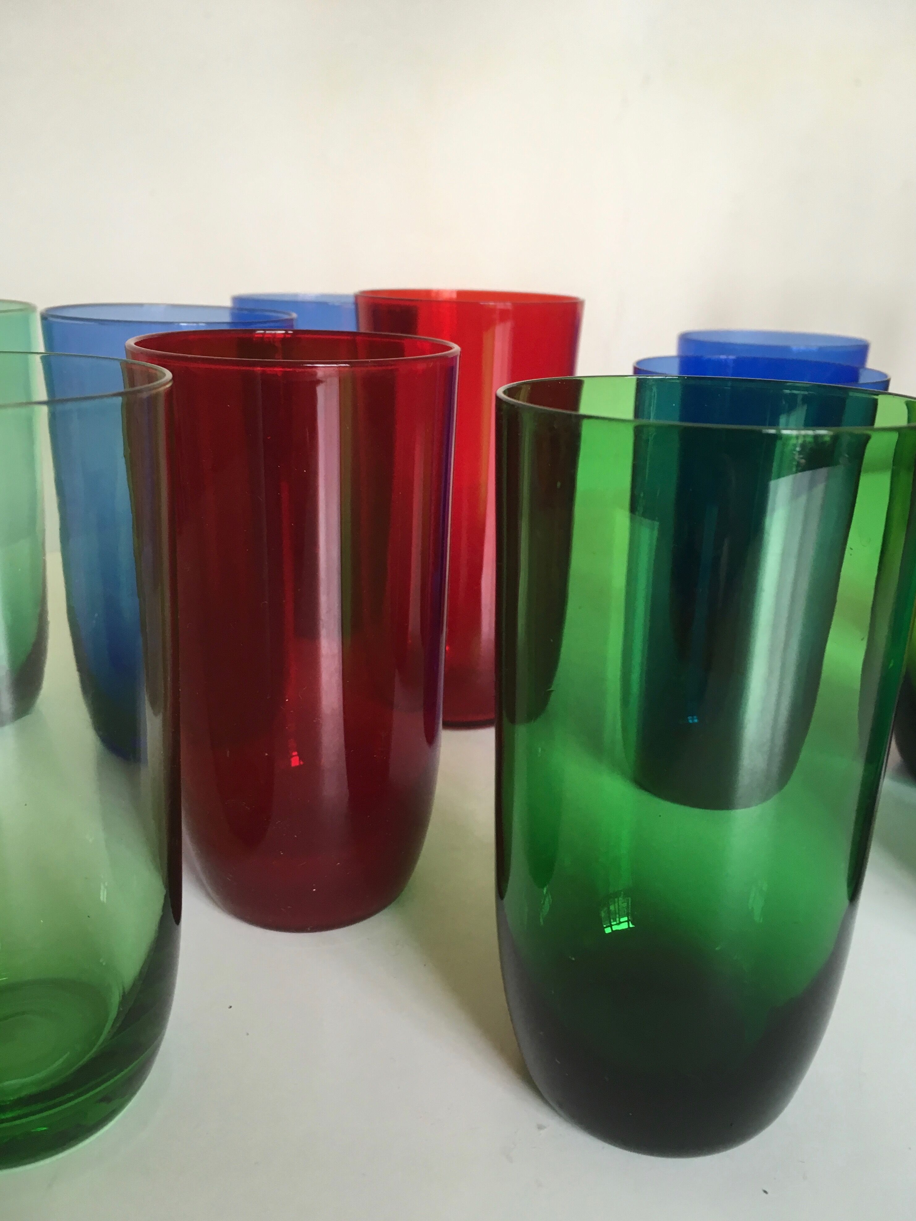 Set of 12 glasses cups 1960