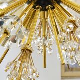 Grand Sputnik chandelier Metropolitan Opera in crystal and brass J.L. Lobmeyr