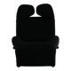 Eighties design easy chair / chaise-longue by Toshiyuki Kita for Cassina