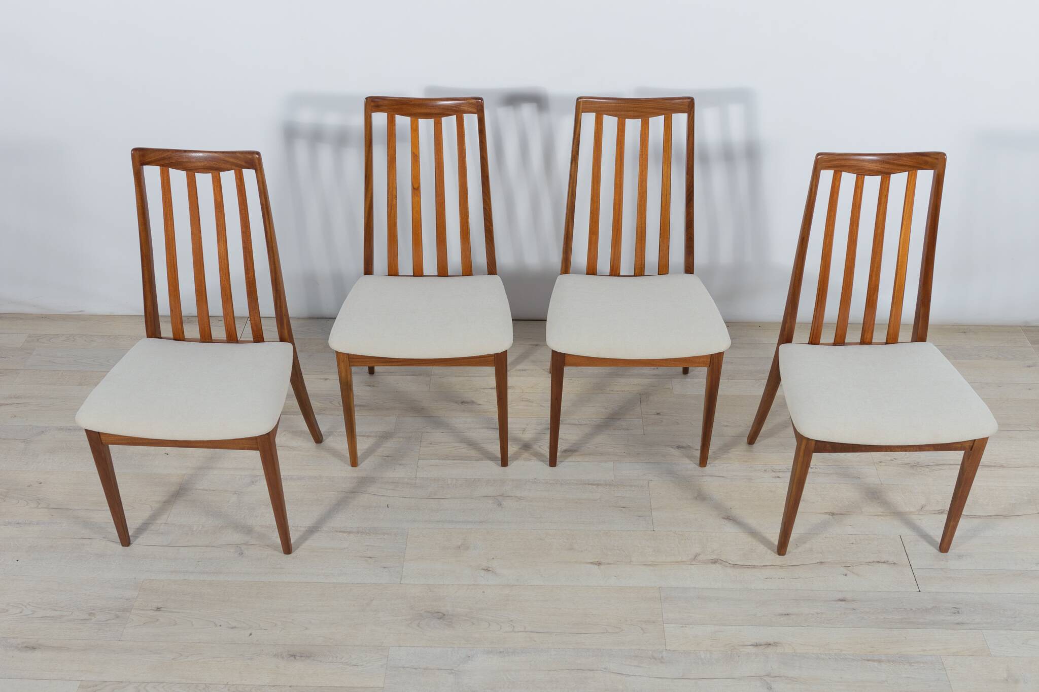 Mid-Century Teak Dining Chairs by Leslie Dandy for G-Plan, 1960s, Set of 4