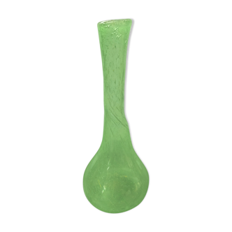 Former vase soliflore vintage bullé glass