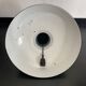 Vintage 1940s marine enamelled bowl pendant lamp - 47 x 40 cm