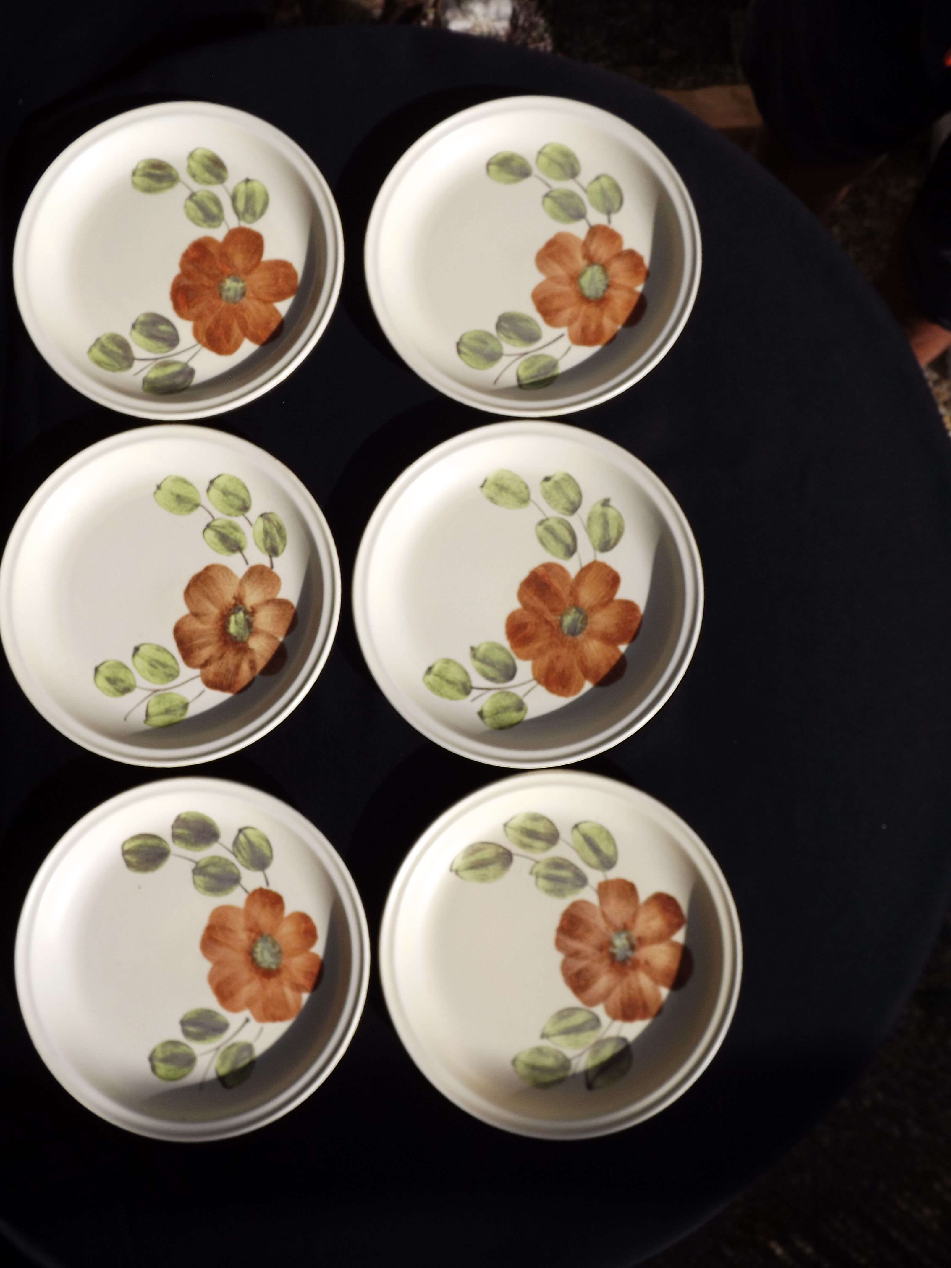 6 dessert plates