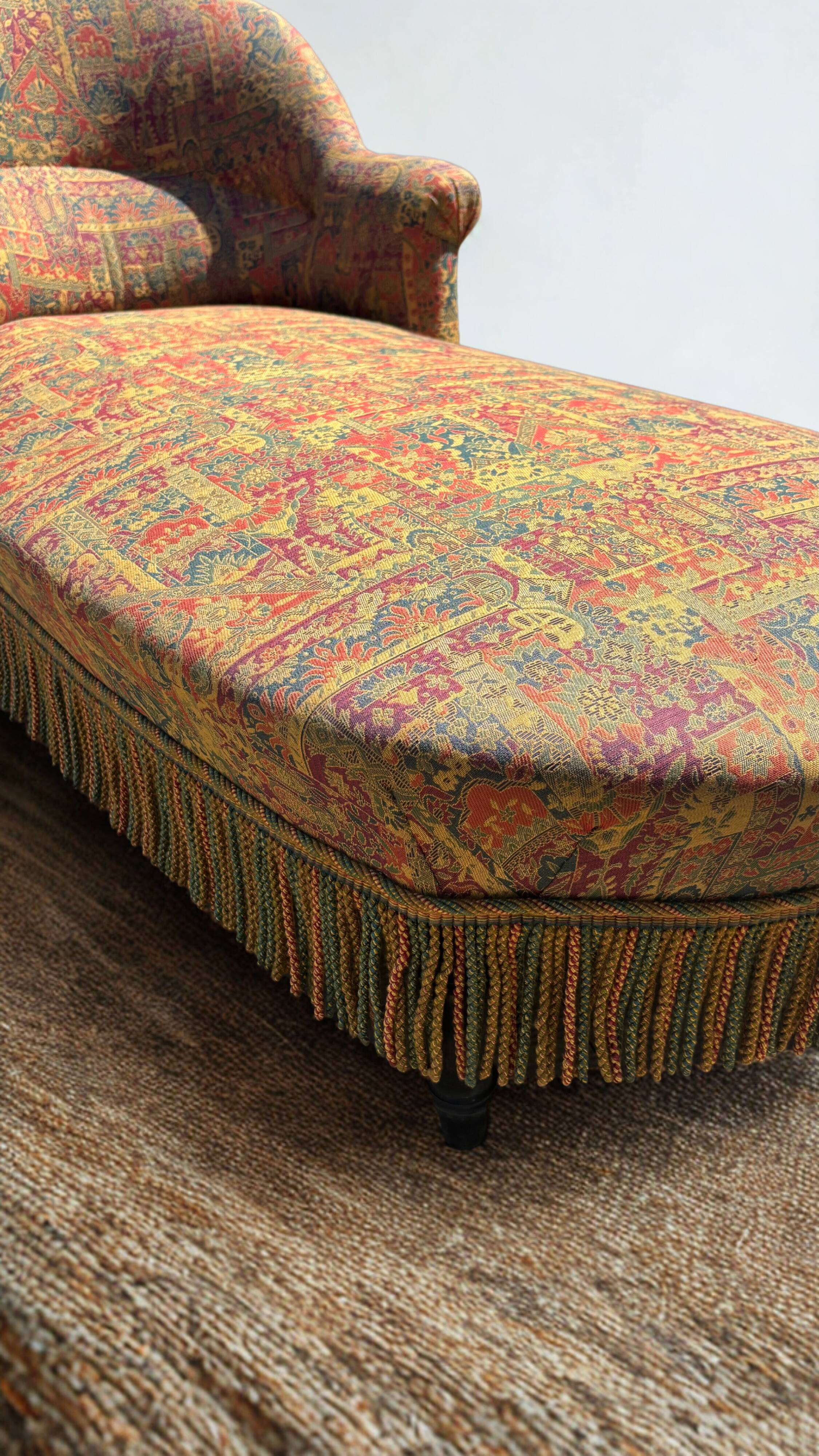 Méridienne rénovée style Louis XV excellent état