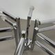 Modernist Huge chromed SPUTNIK Sciolari Style Ceiling Light, Italy, 1970s