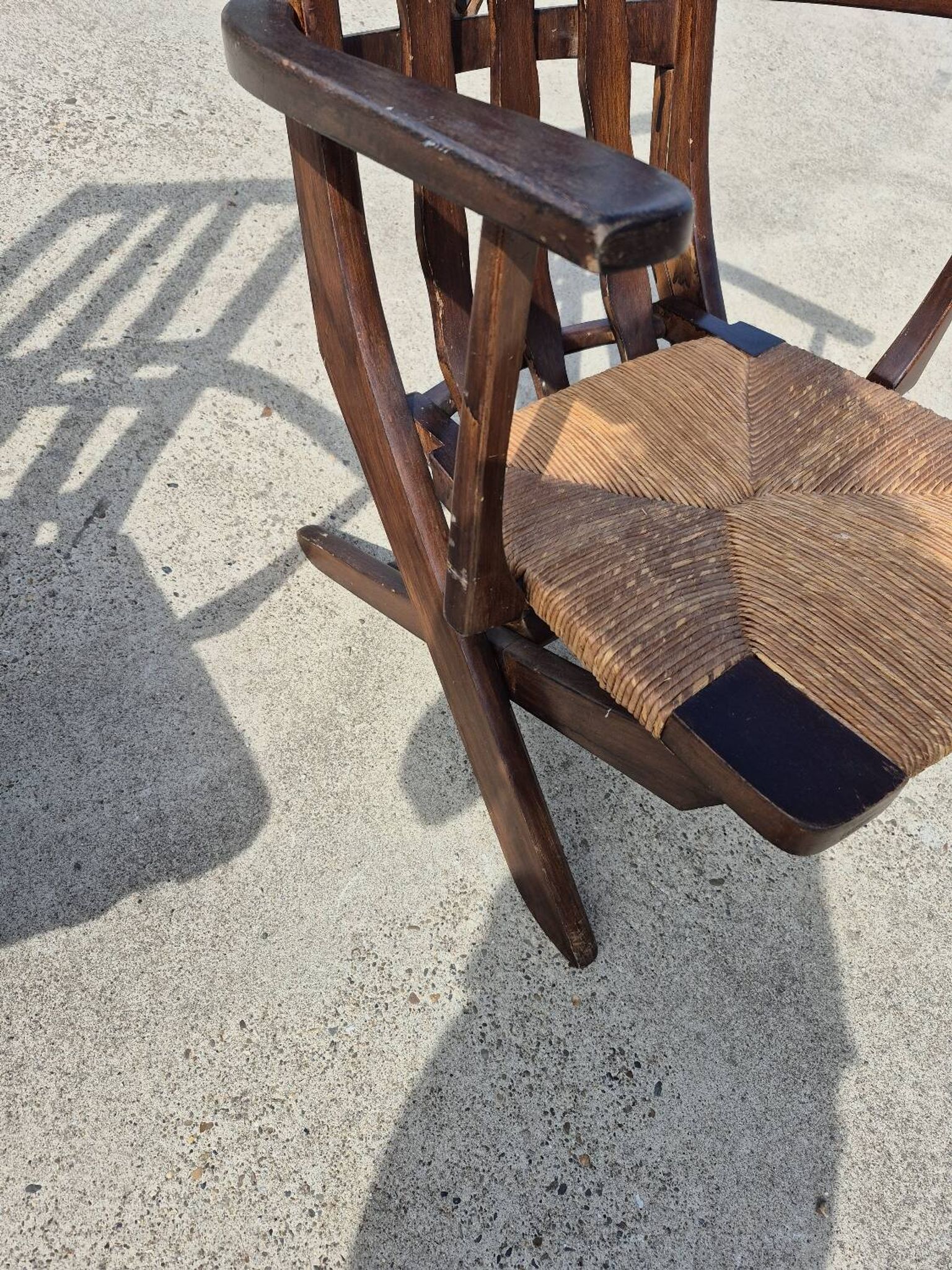 Set 4 vintage Triconfort France adjustible 1960s deckchair