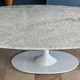 Grande Table Tulipe (table à manger) dessus marbre style Saarinen