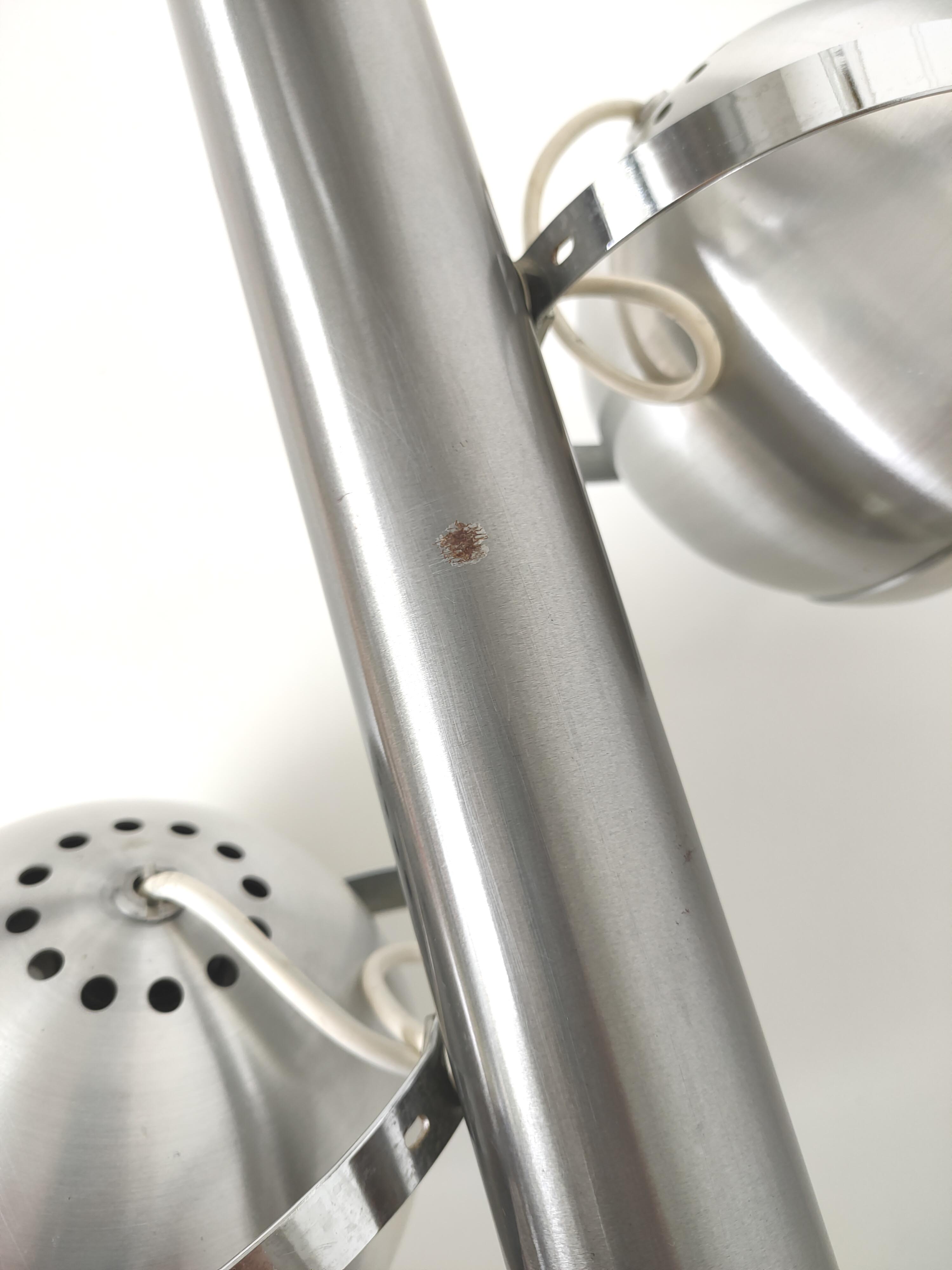 Eyeball suspension 3 lights 70s space age