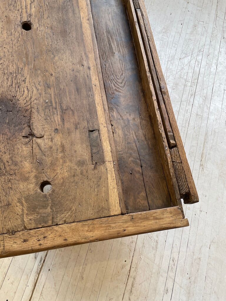 Brutally artisanal oak coffee table