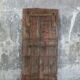 Indian door with 2-leaf floral motifs with 2 rings for wall mounting