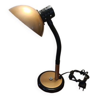 Black gold metal flexo aluminor desk lamp