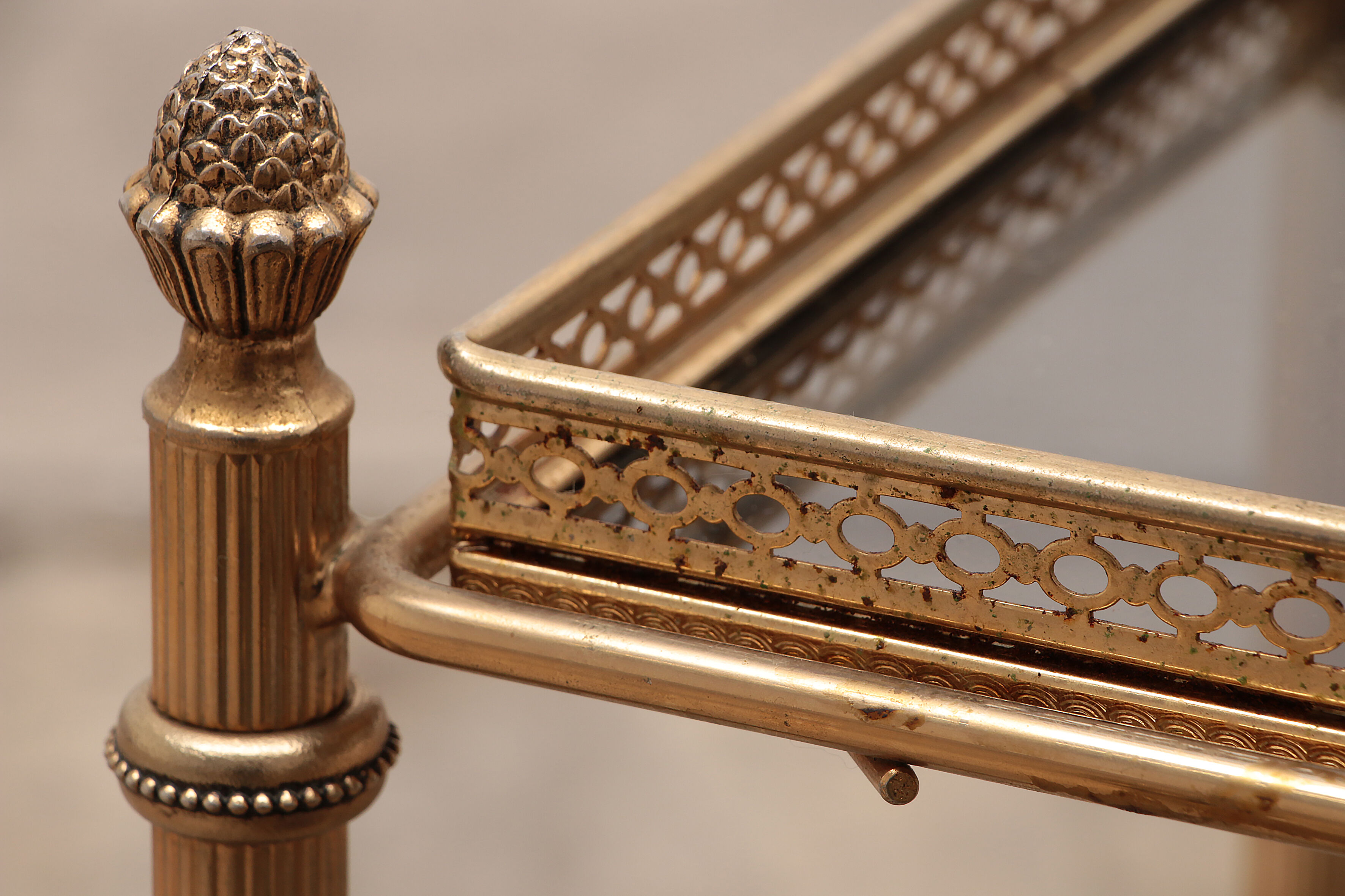 Trolleys three tables made in France in the 1950s.