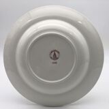 6 hollow plates stamped "l'amandinoise"