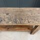 Old solid oak carpenter's workbench (renovated)