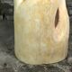 Brutalist coat rack carved in Suar WOOD HT 193 cm