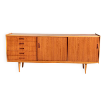 Buffet scandinave en teck, années 1950/60.