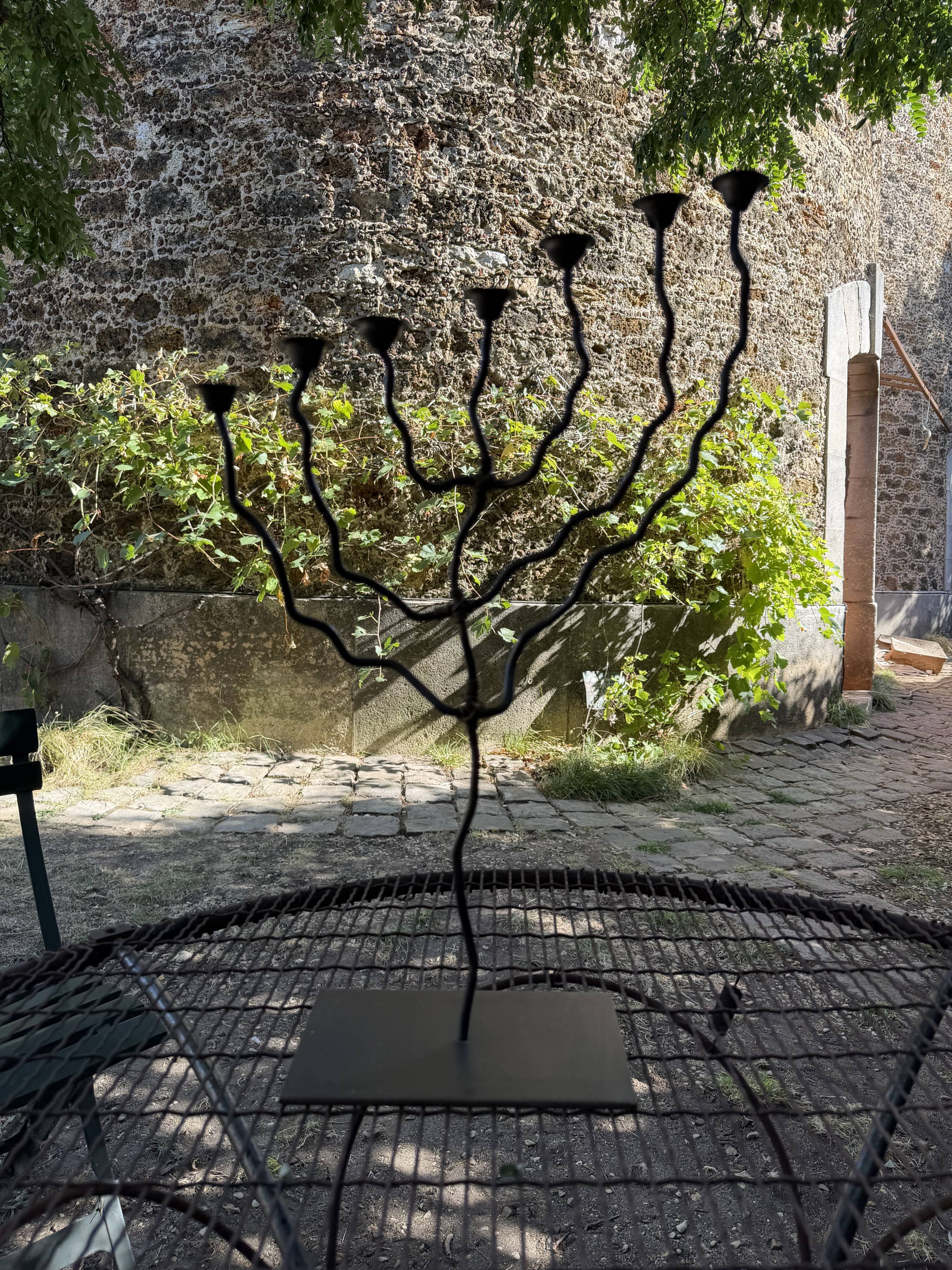 Seven-branch candlestick Patrick de Bruyn