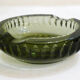 Smoked art deco ashtray