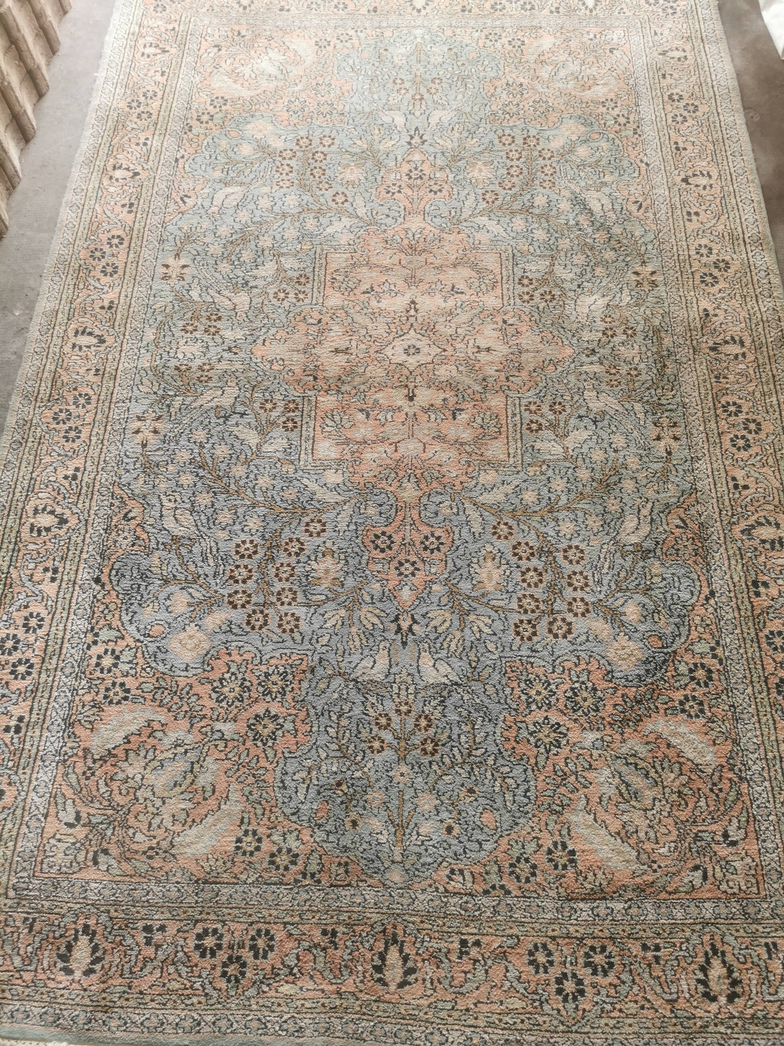 Cashmere Silk Rug India