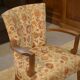 Set of 2 Bridge armchairs and one armchair attributed to Jules Leleu from the 1930s.