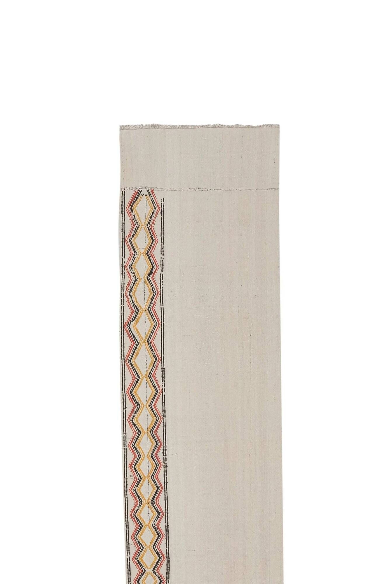 Vintage Turkish hallway rug 64x462 cm