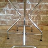 Vintage shapeica folding table and chrome feet 60/70
