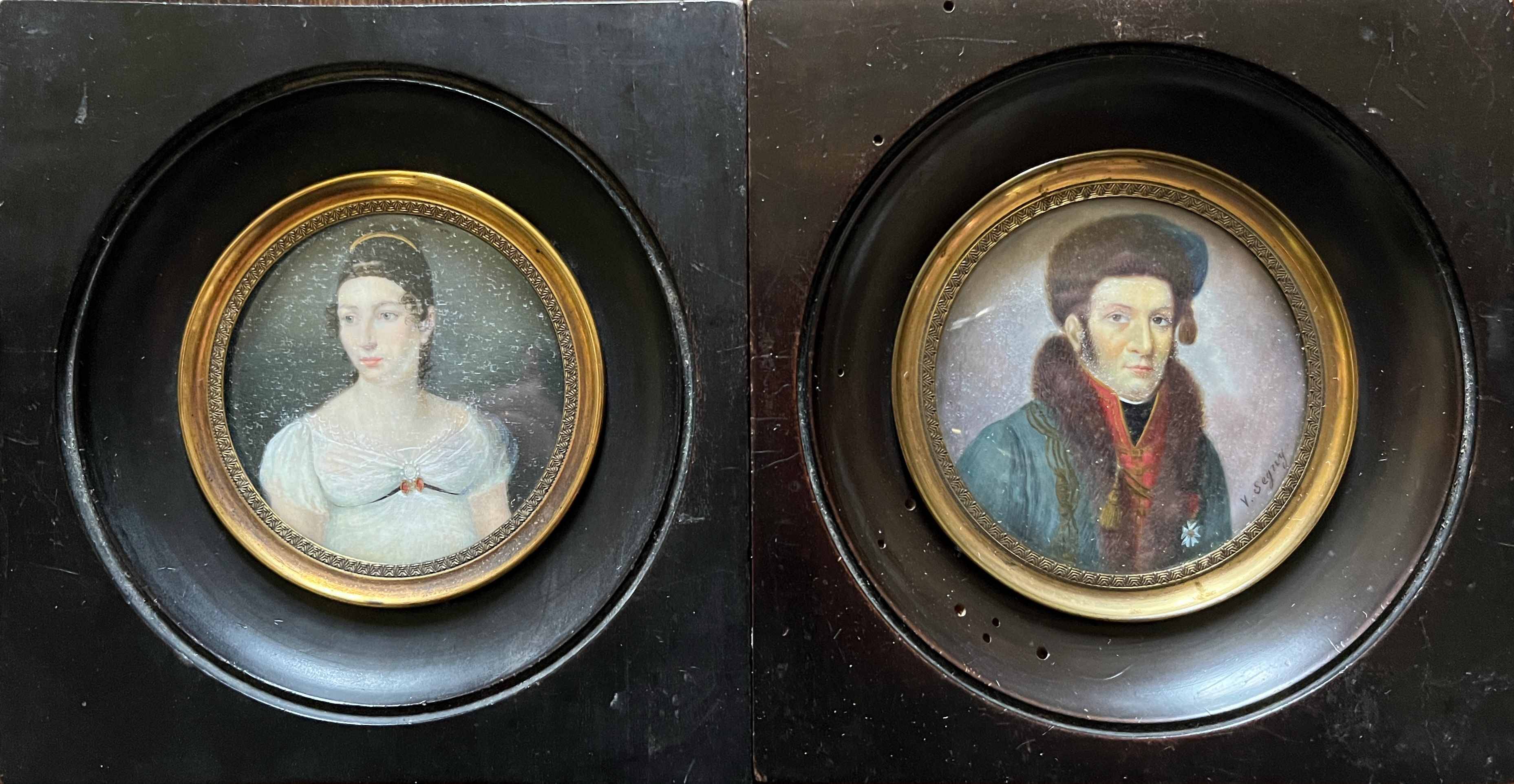 2 x Empire miniatures Marshal Lanne / Duchess of Montebello by Parizeau 1808