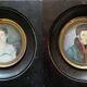 2 x miniatures Empire Maréchal Lanne / Duchesse de Montebello par Parizeau 1808