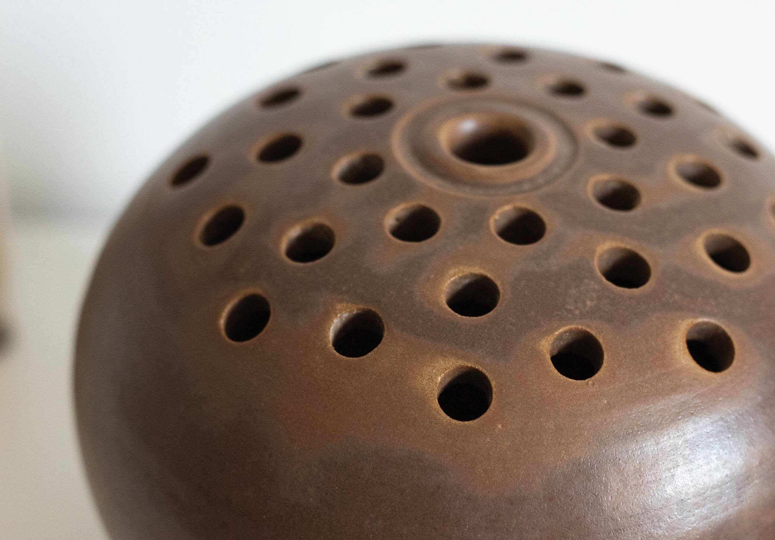 Large vintage signed flower pick