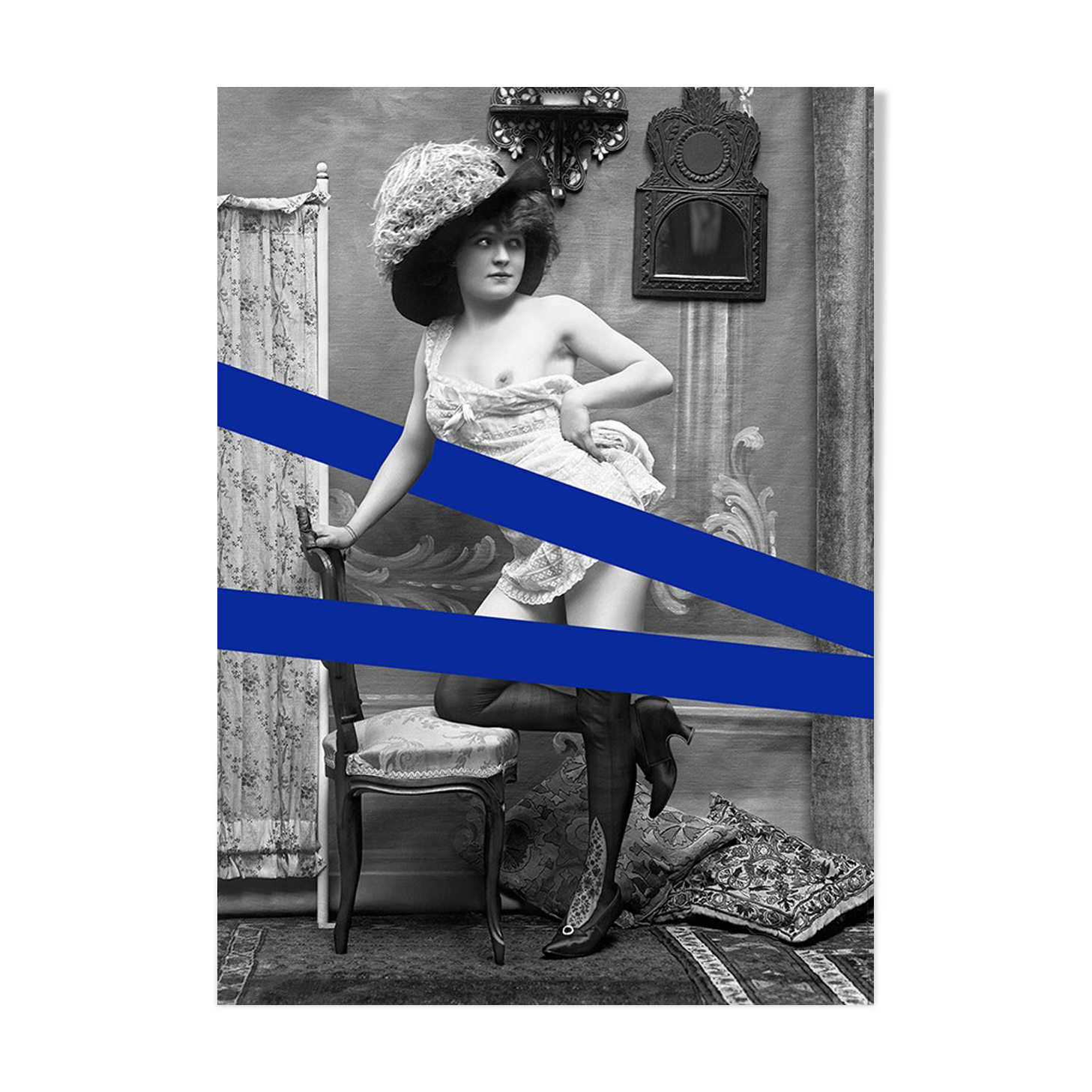 Vintage photography woman cabaret - A3 - 1920