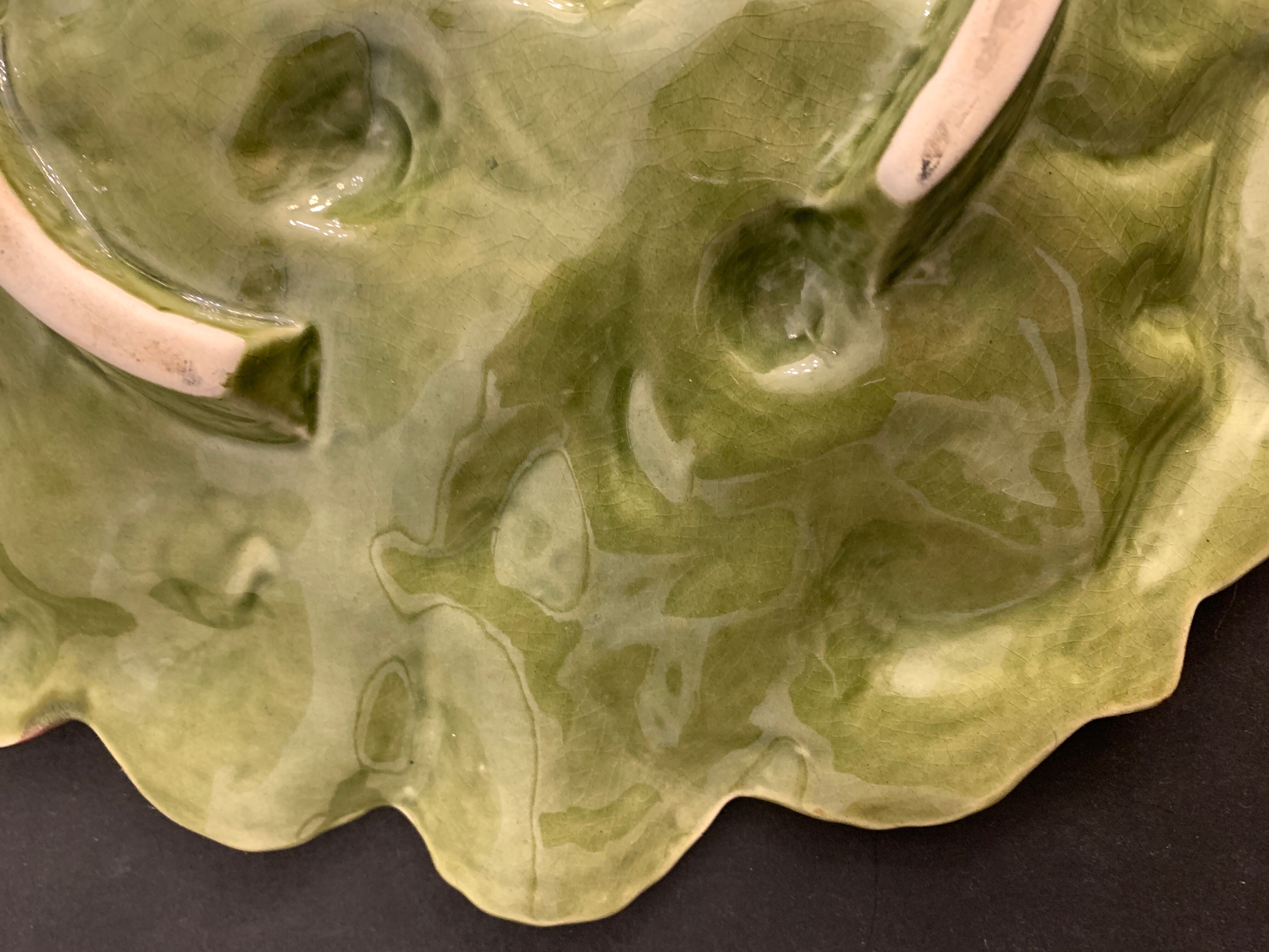 Dish strawberries ceramic slurry