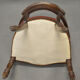 Fauteuil de bureau Louis Philippe cuir