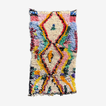 Vintage azilal berber carpet 80x145 cm