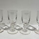 Set of 4 bistro glasses early XX century