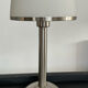 Design mushroom lamp in opaline and metal